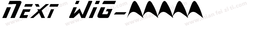 Next WIG字体转换